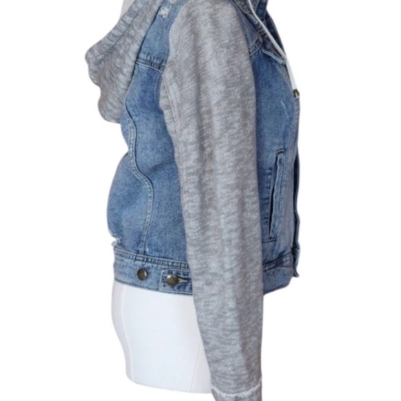 Women's Free People Denim and Gray Jacket - Picture 3 of 7